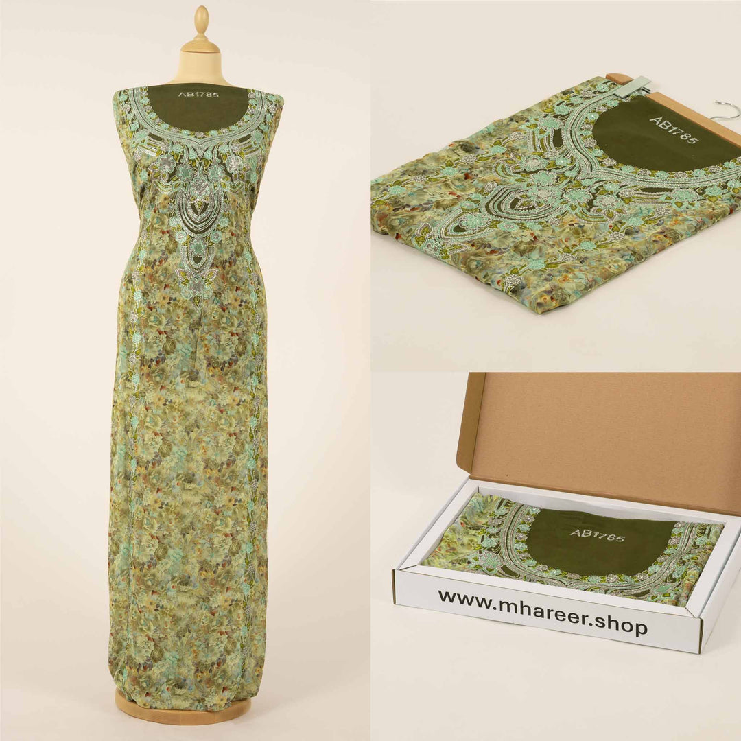 plain-chiffon-floral-majesty Mukhawar fabric 