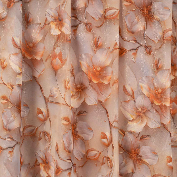 plain-chiffon-amber-magnolia Mukhawar fabric 