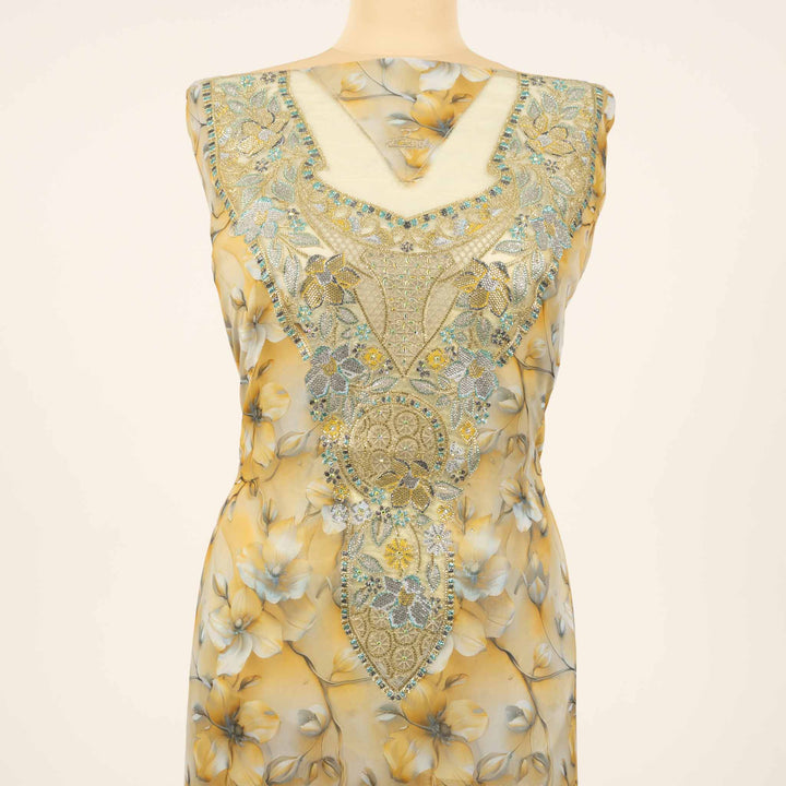 plain-chiffon-amber-magnolia Mukhawar fabric 