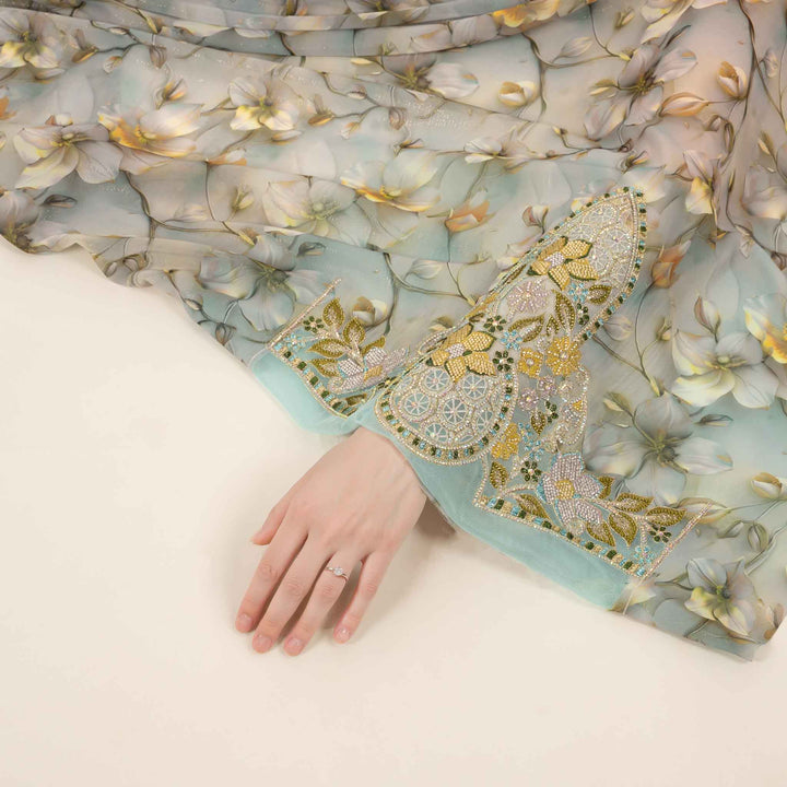 plain-chiffon-amber-magnolia Mukhawar fabric 