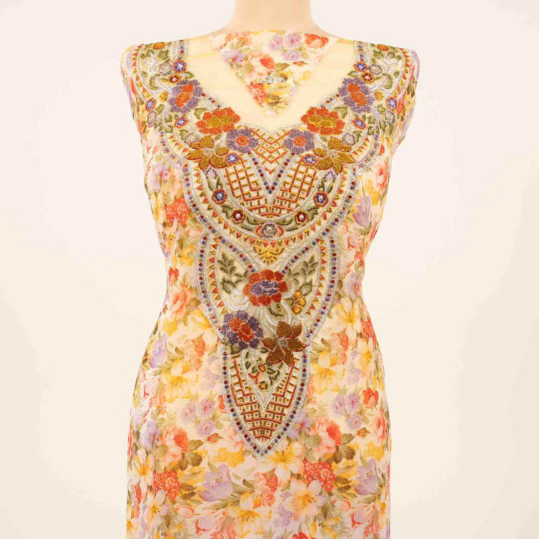 plain-chiffon-bloom-cascade Mukhawar fabric 