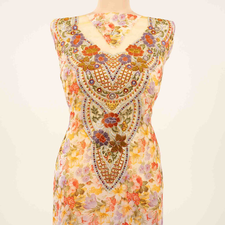 plain-chiffon-bloom-cascade Mukhawar fabric 