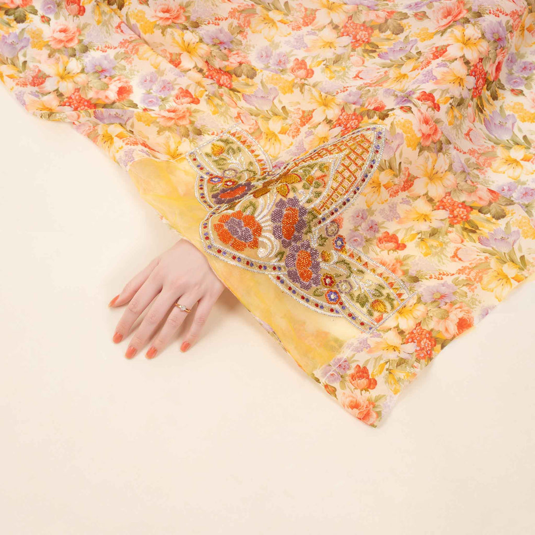plain-chiffon-bloom-cascade Mukhawar fabric 