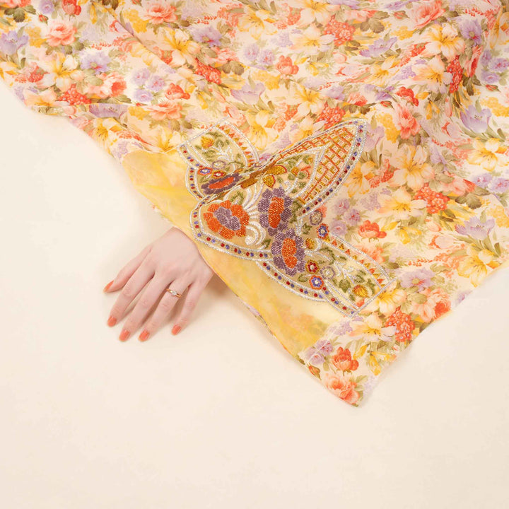 plain-chiffon-bloom-cascade Mukhawar fabric 