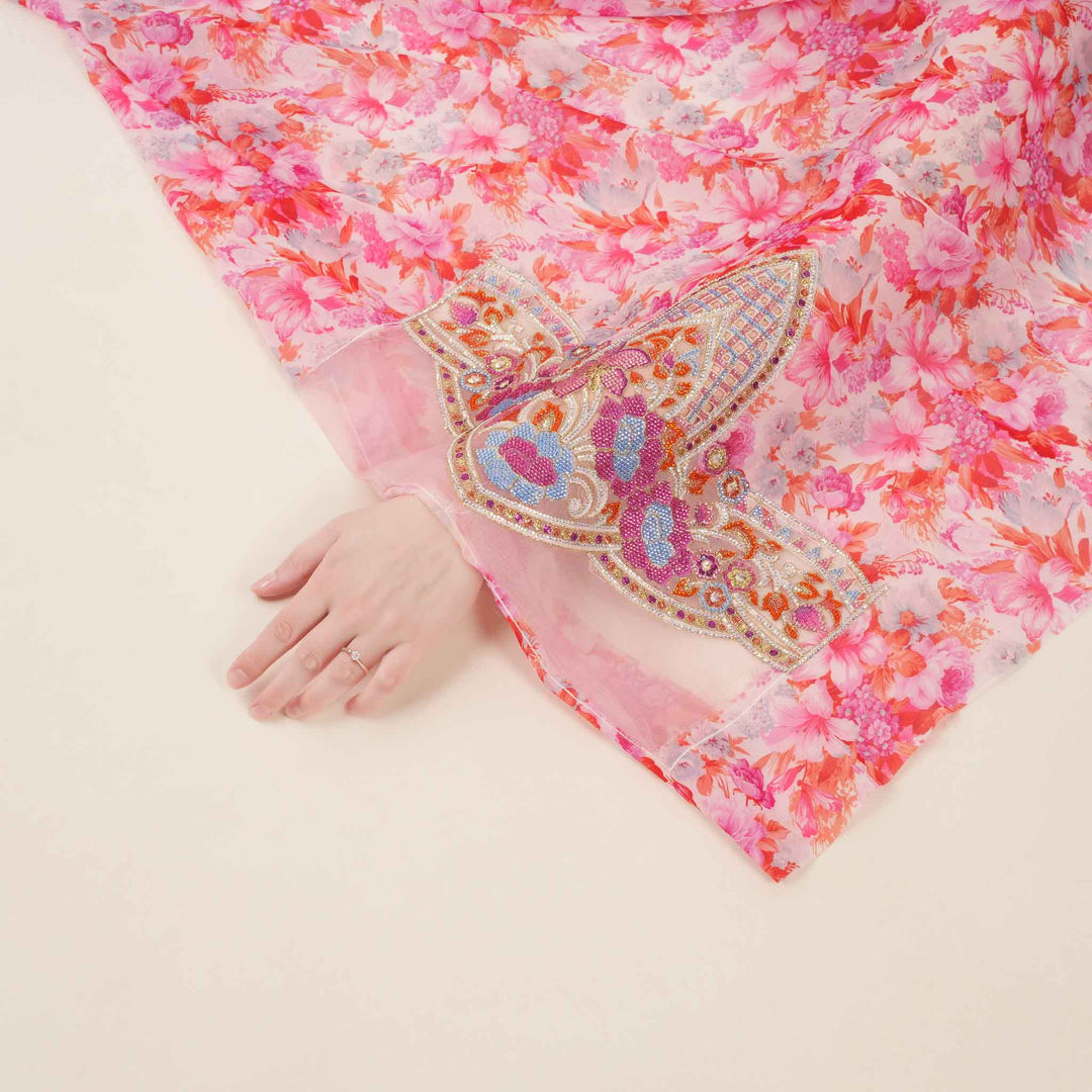 plain-chiffon-bloom-cascade Mukhawar fabric 