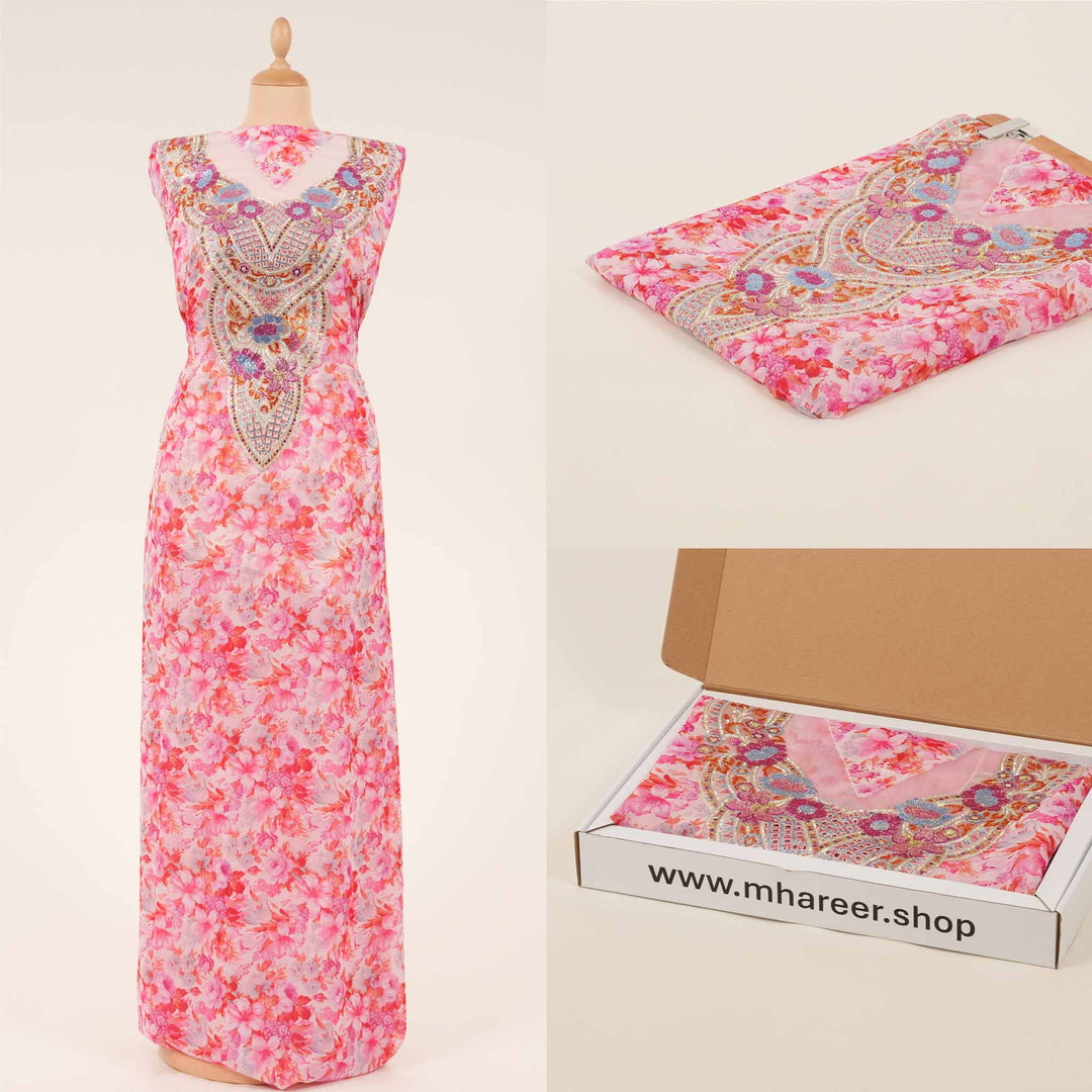 plain-chiffon-bloom-cascade Mukhawar fabric 