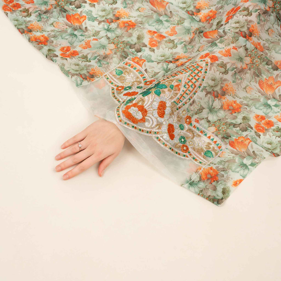 plain-chiffon-bloom-cascade Mukhawar fabric 