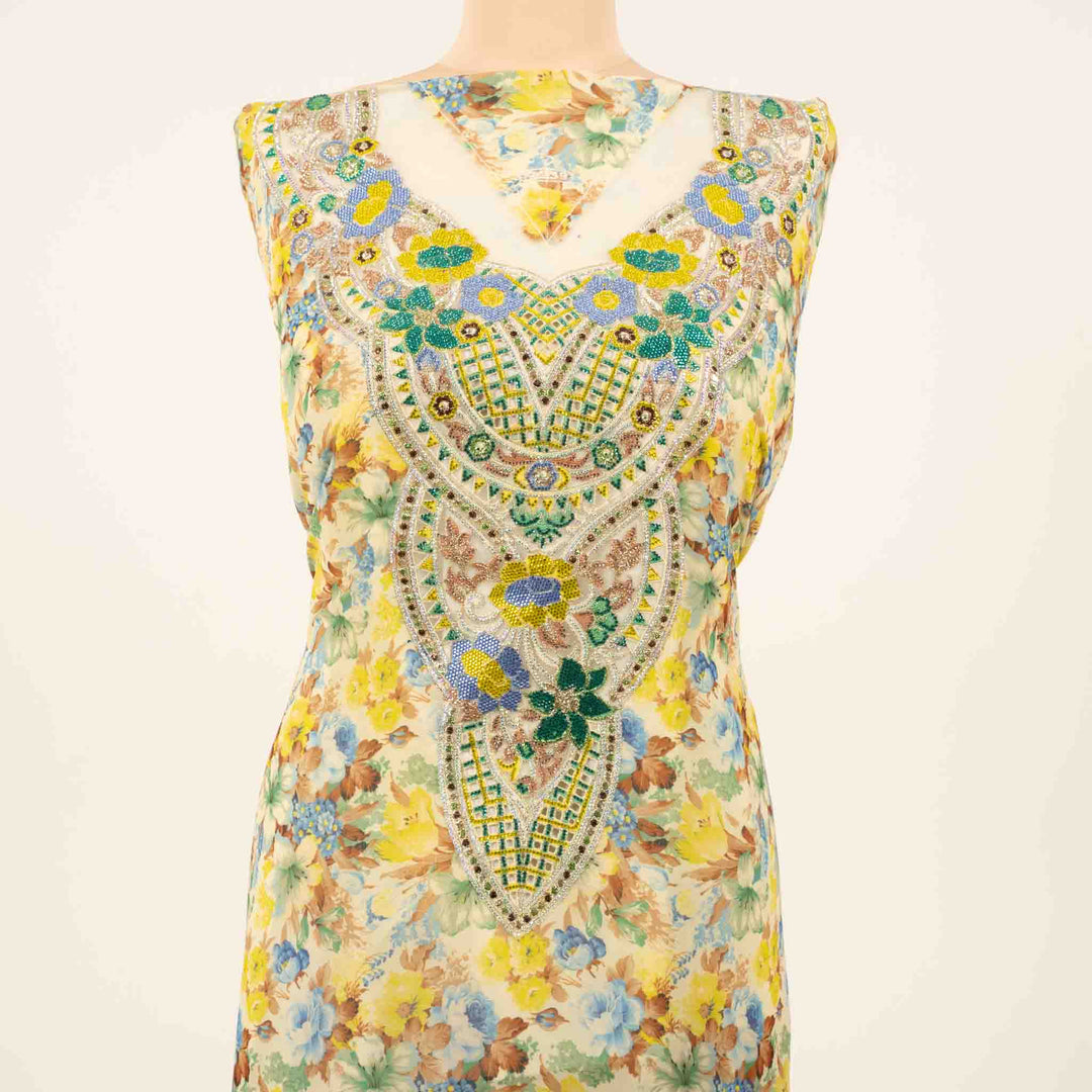 plain-chiffon-bloom-cascade Mukhawar fabric 