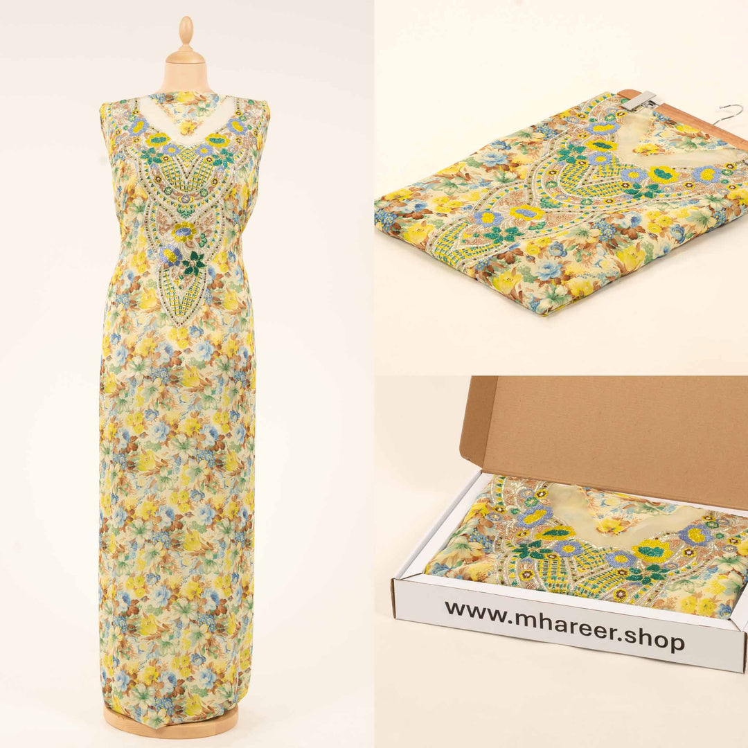 plain-chiffon-bloom-cascade Mukhawar fabric 