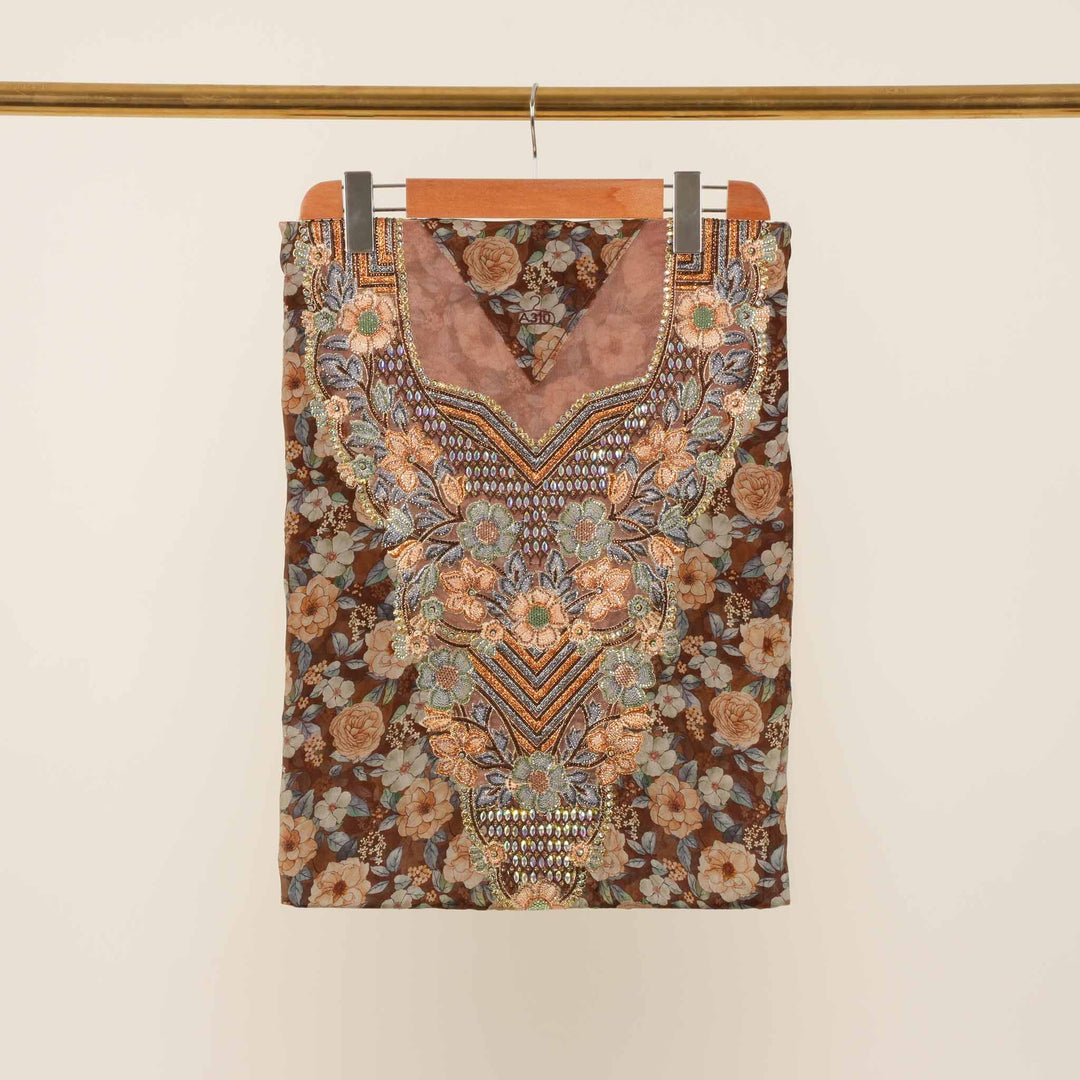 crushed-crepe-rose-garden Mukhawar fabric 