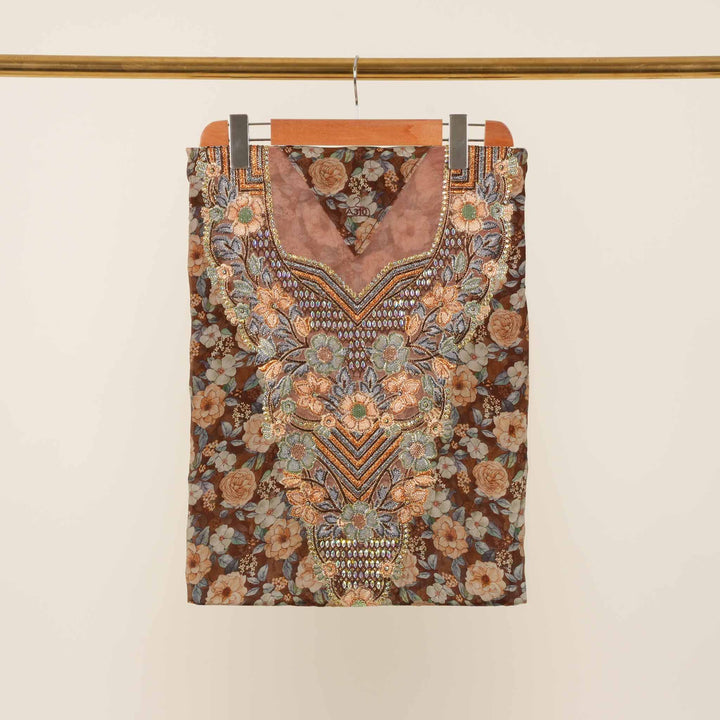 crushed-crepe-rose-garden Mukhawar fabric 