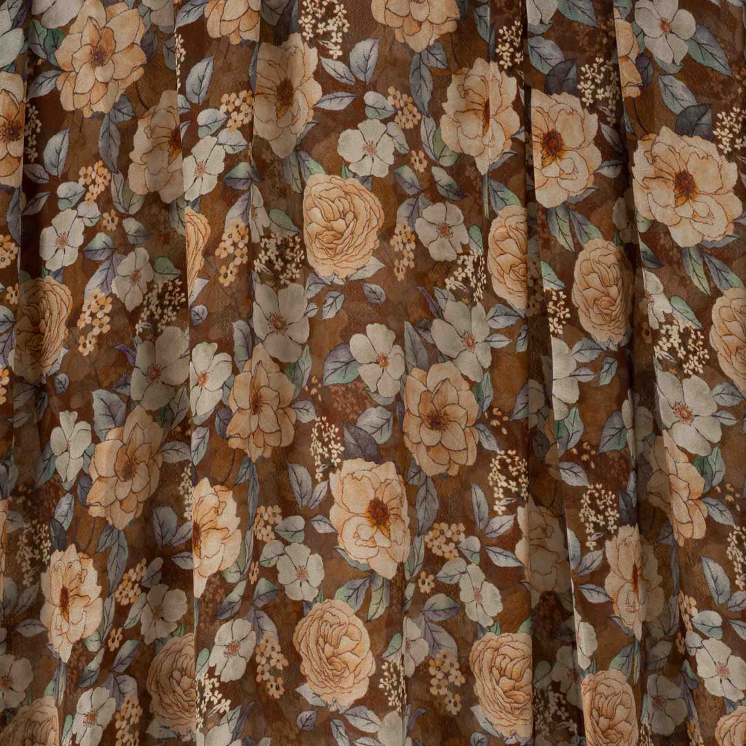 crushed-crepe-rose-garden Mukhawar fabric 