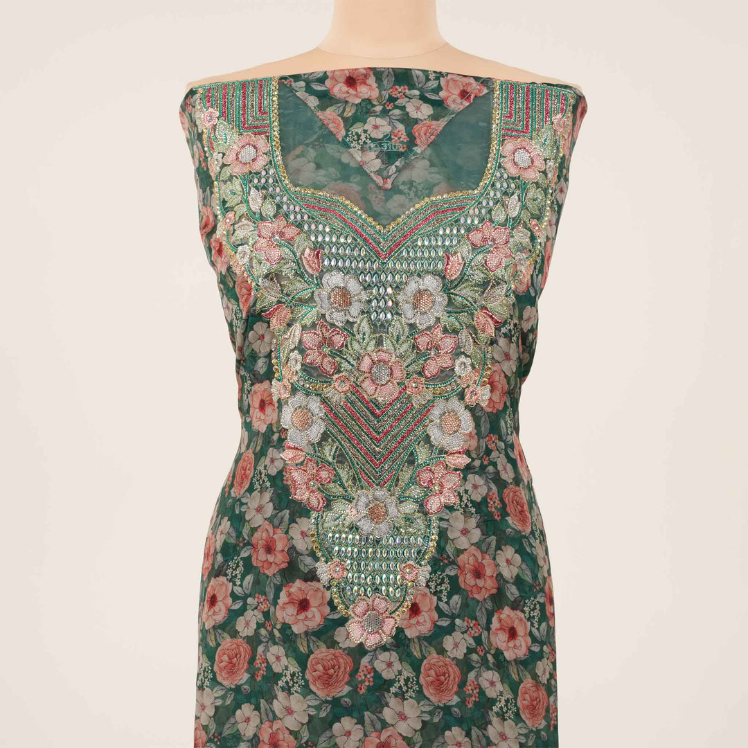 crushed-crepe-rose-garden Mukhawar fabric 