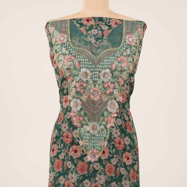 crushed-crepe-rose-garden Mukhawar fabric 