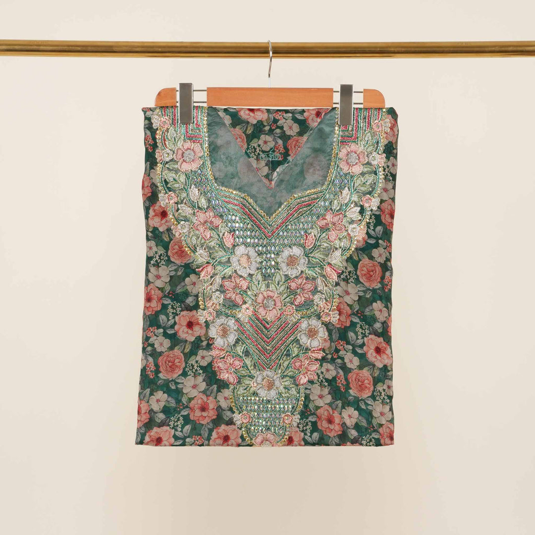 crushed-crepe-rose-garden Mukhawar fabric 