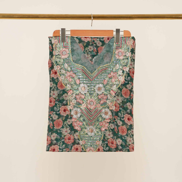 crushed-crepe-rose-garden Mukhawar fabric 