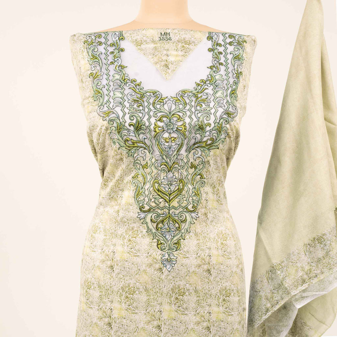 digital-silk-verdant-grove-with-shaila Mukhawar fabric #colour_olive-sage