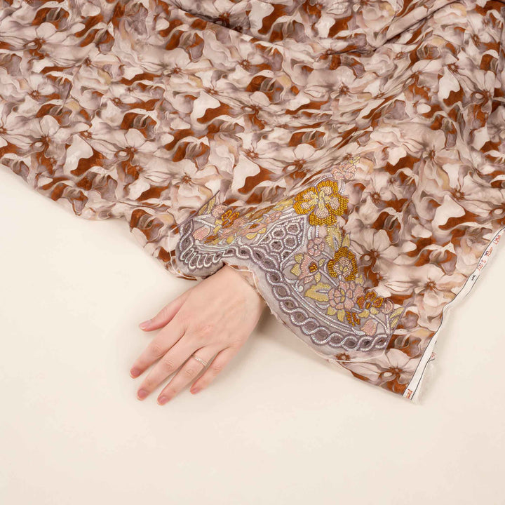 jacquard-velvet-bloom Mukhawar fabric 