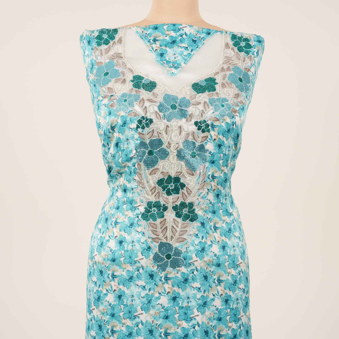 light-baby-silk-blossom-whisper Mukhawar fabric #colour_aqua-breeze