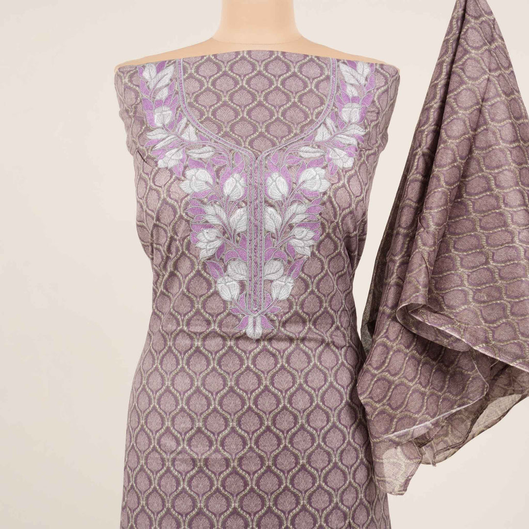 liberty-cotton-earthy-essence-with-shaila Mukhawar fabric #colour_cocoa-mauve
