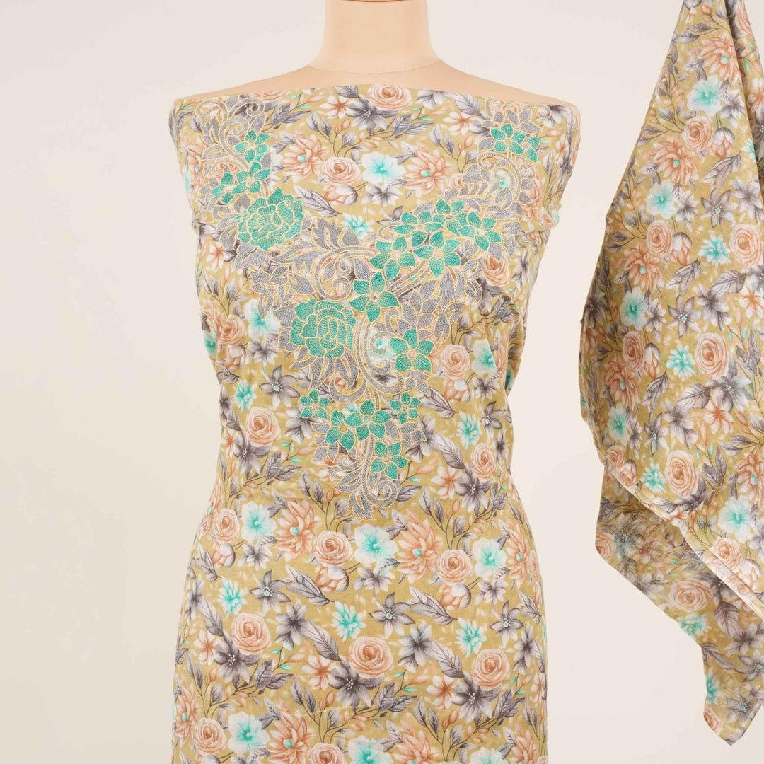 liberty-cotton-rose-garden-with-shaila Mukhawar fabric 