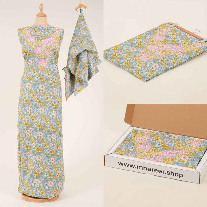 liberty-cotton-rose-garden-with-shaila Mukhawar fabric 