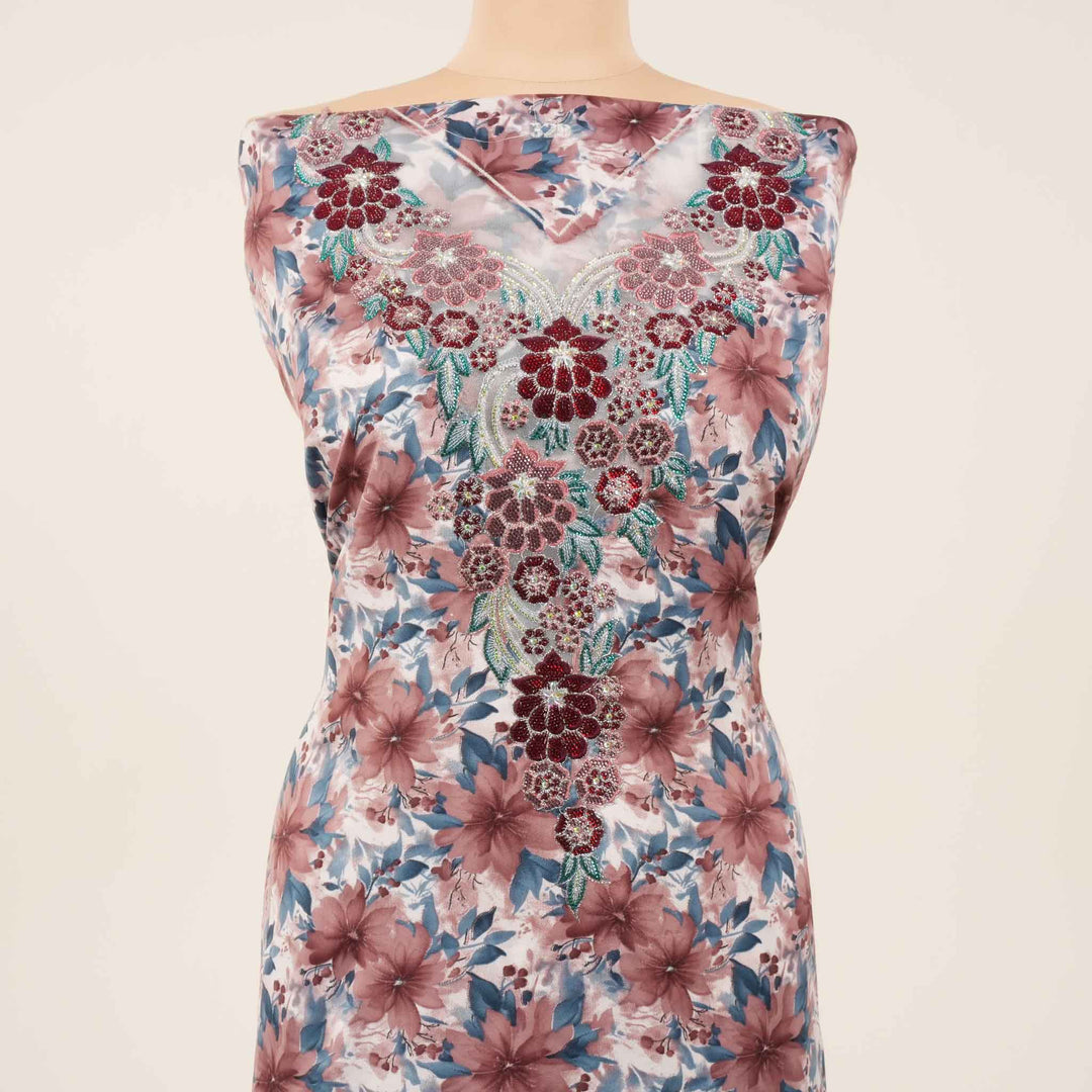 light-baby-silk-bloom-petals Mukhawar fabric #colour_blue-rose