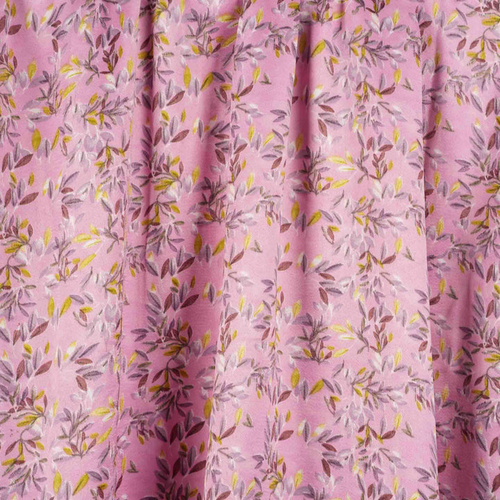 light-baby-silk-celeste-leaves-with-shaila Mukhawar fabric 