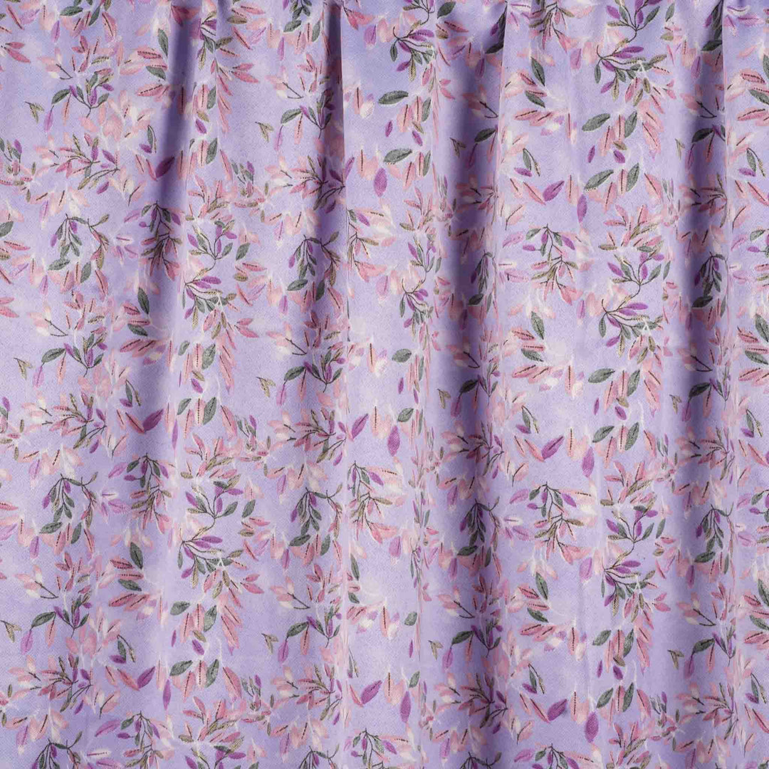 light-baby-silk-celeste-leaves-with-shaila Mukhawar fabric 