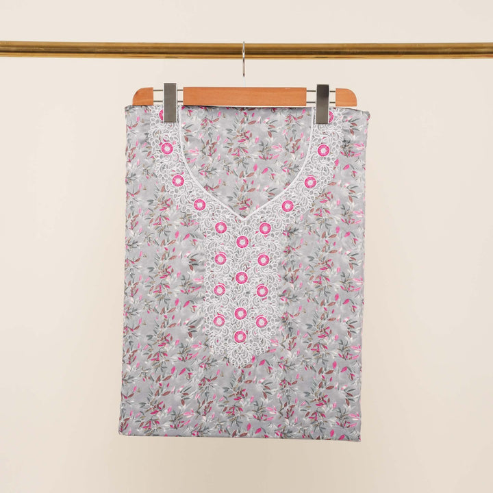 light-baby-silk-celeste-leaves-with-shaila Mukhawar fabric 