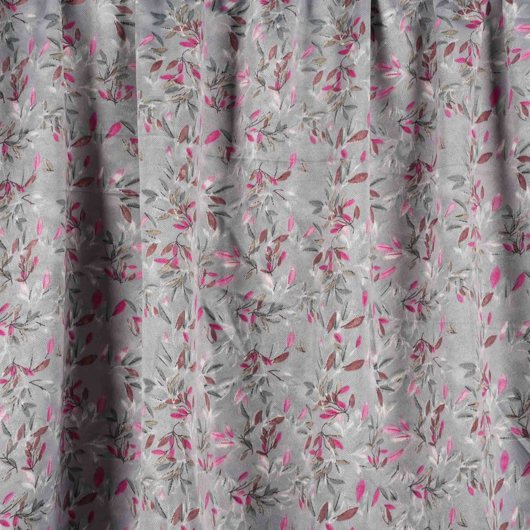 light-baby-silk-celeste-leaves-with-shaila Mukhawar fabric 