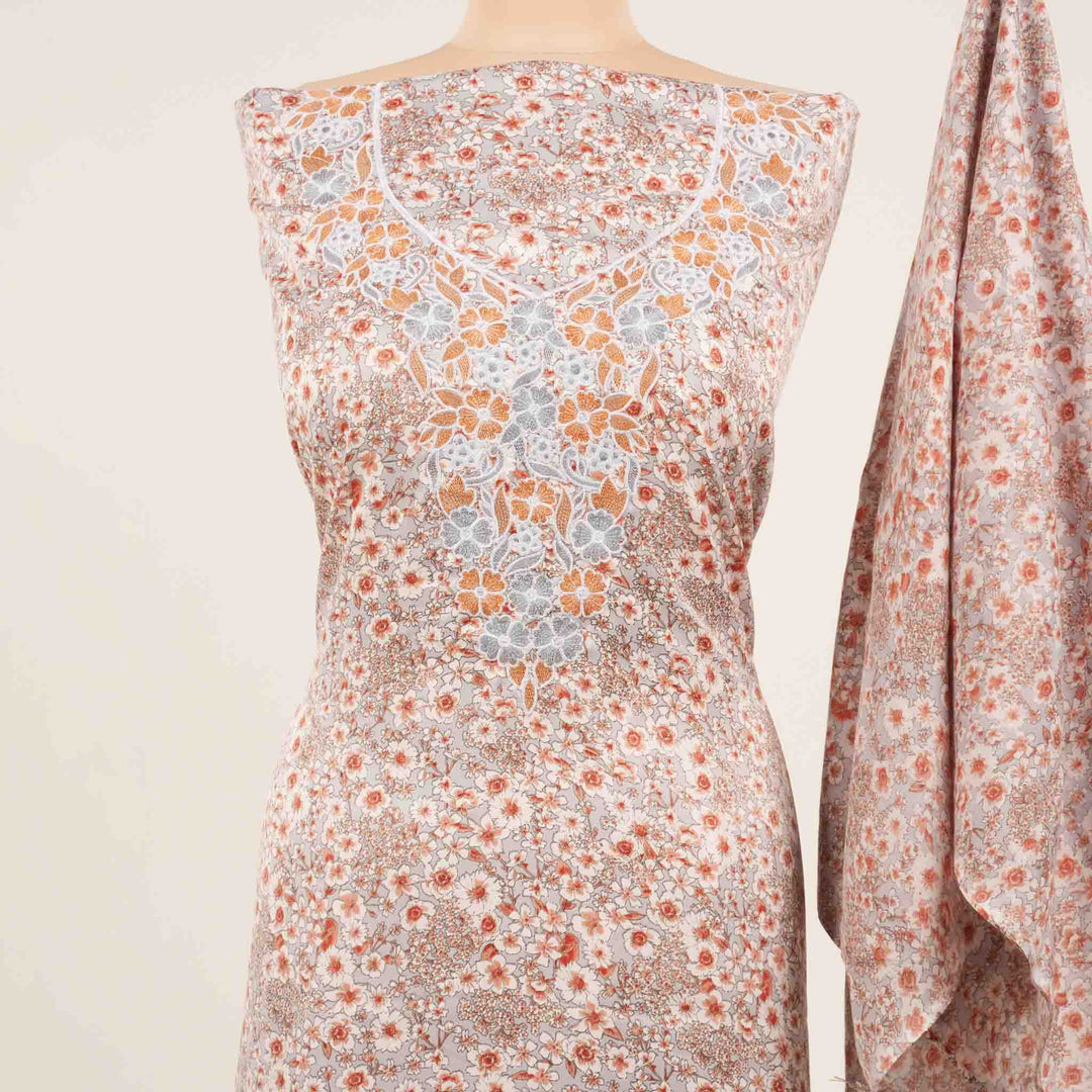 light-baby-silk-petal-meadow-with-shaila Mukhawar fabric #colour_soft-peach
