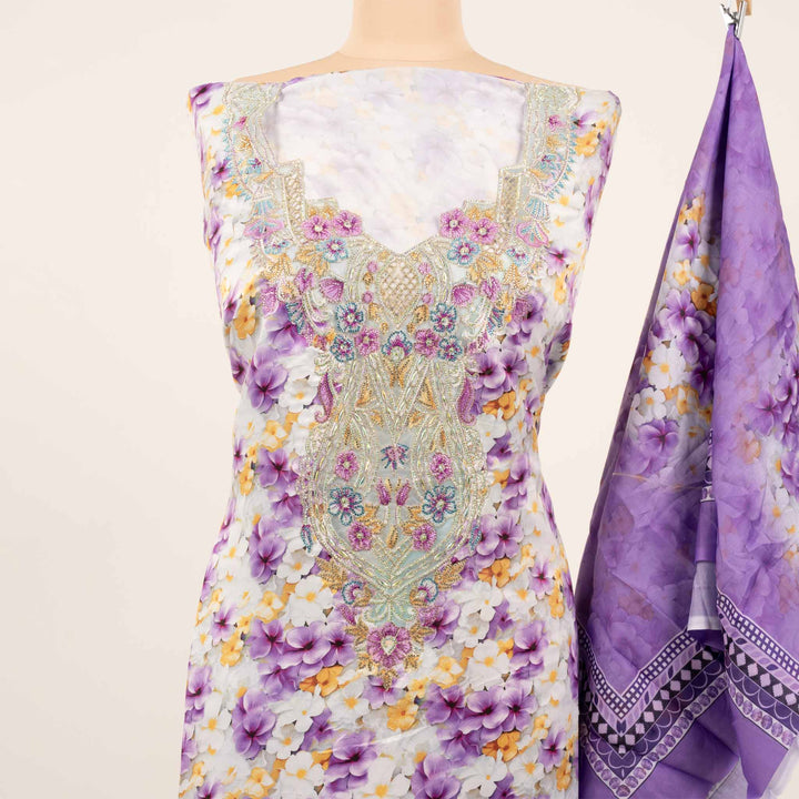 light-baby-silk-tropical-bloom-with-shaila Mukhawar fabric 