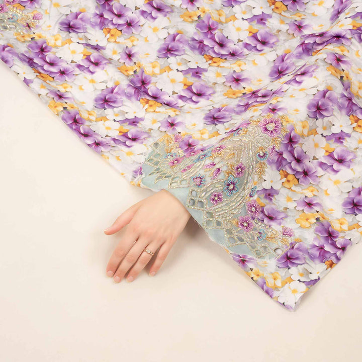 light-baby-silk-tropical-bloom-with-shaila Mukhawar fabric 