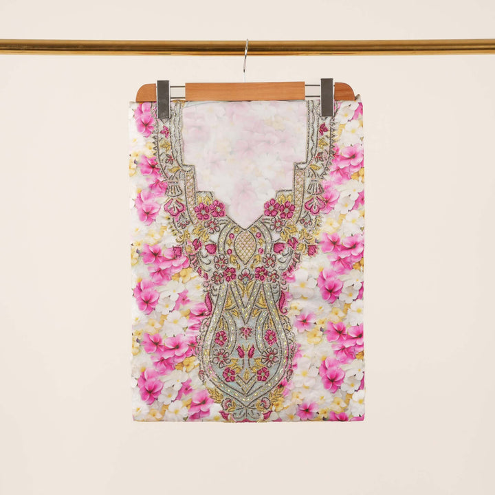 light-baby-silk-tropical-bloom-with-shaila Mukhawar fabric 