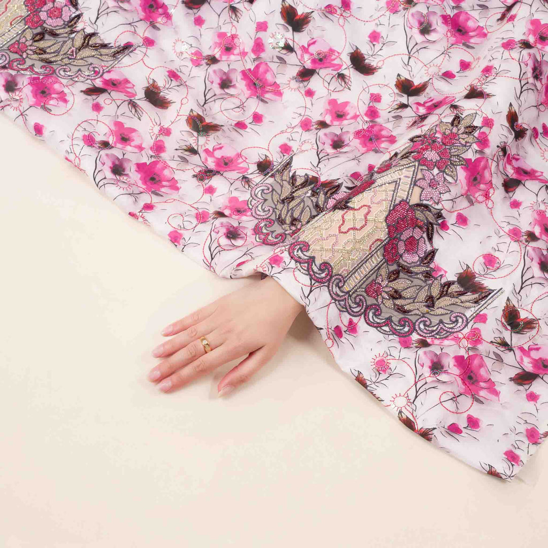 light-baby-silk-velvet-bloom-with-shaila Mukhawar fabric 