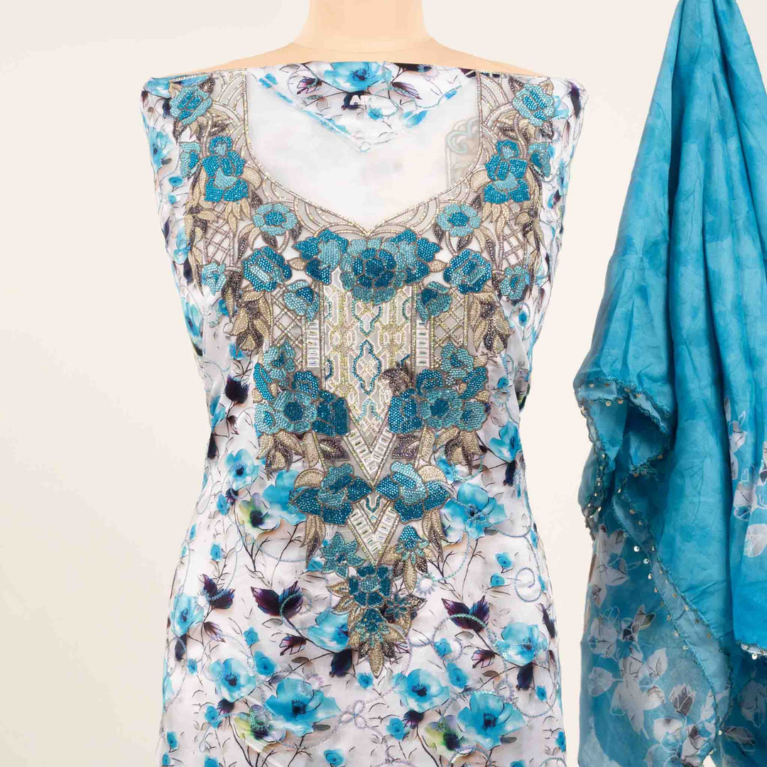 light-baby-silk-velvet-bloom-with-shaila Mukhawar fabric 