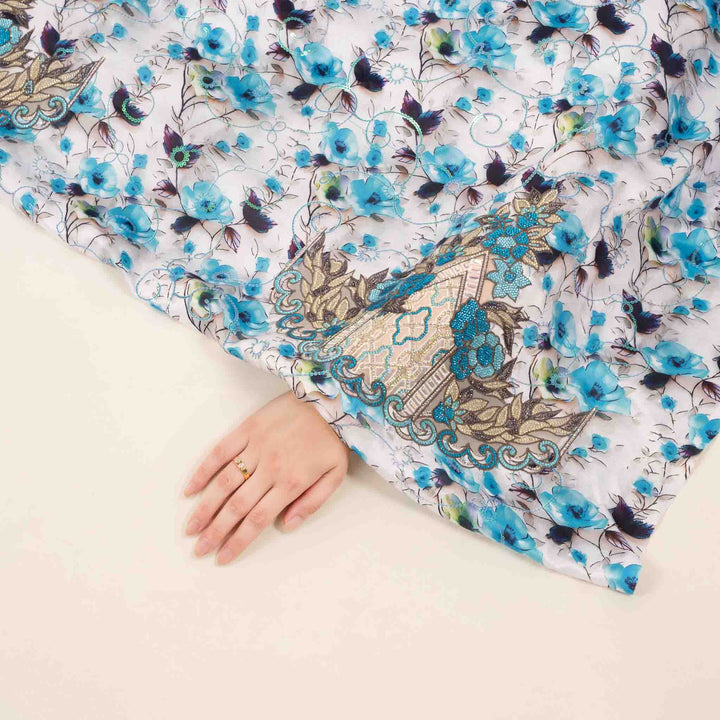 light-baby-silk-velvet-bloom-with-shaila Mukhawar fabric 