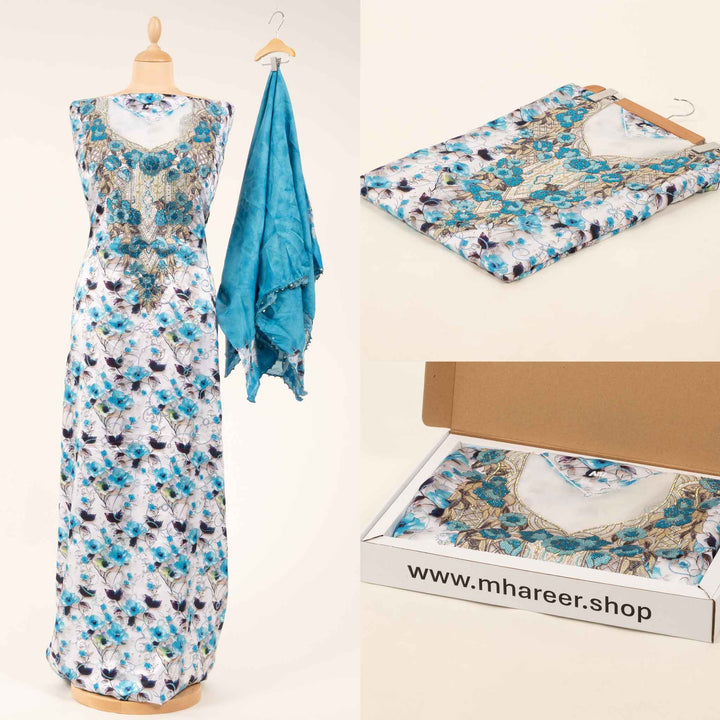 light-baby-silk-velvet-bloom-with-shaila Mukhawar fabric 