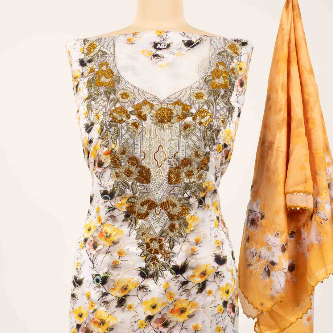 light-baby-silk-velvet-bloom-with-shaila Mukhawar fabric 