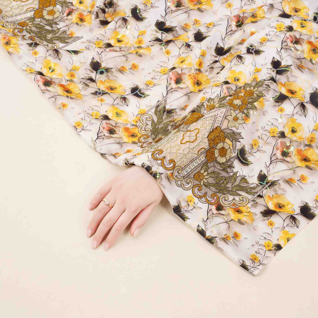 light-baby-silk-velvet-bloom-with-shaila Mukhawar fabric 