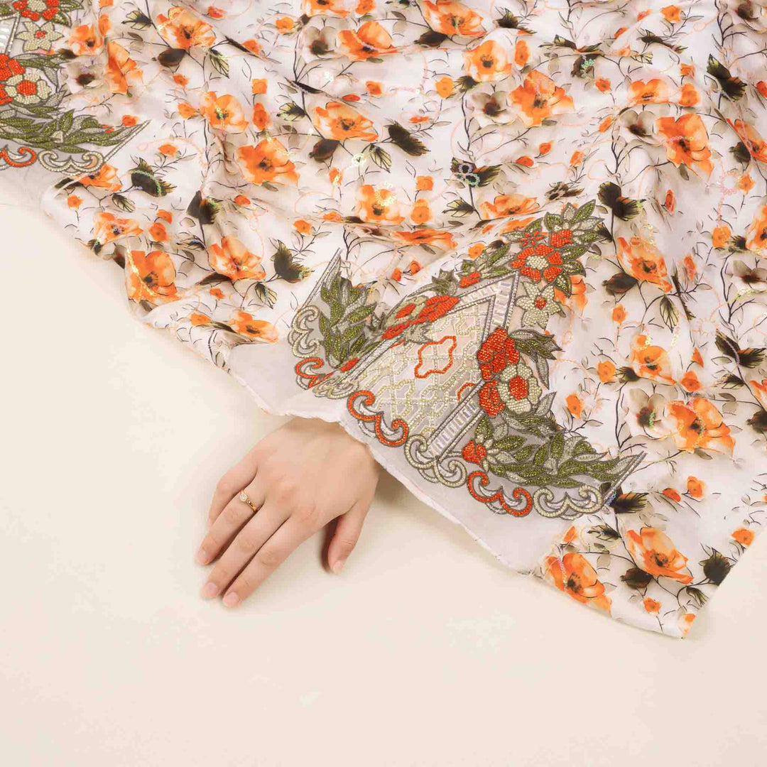 light-baby-silk-velvet-bloom-with-shaila Mukhawar fabric 