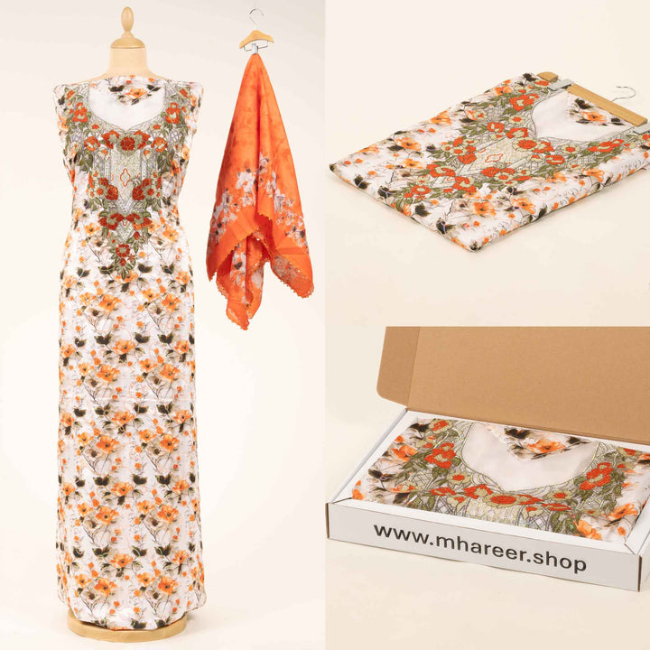 light-baby-silk-velvet-bloom-with-shaila Mukhawar fabric 
