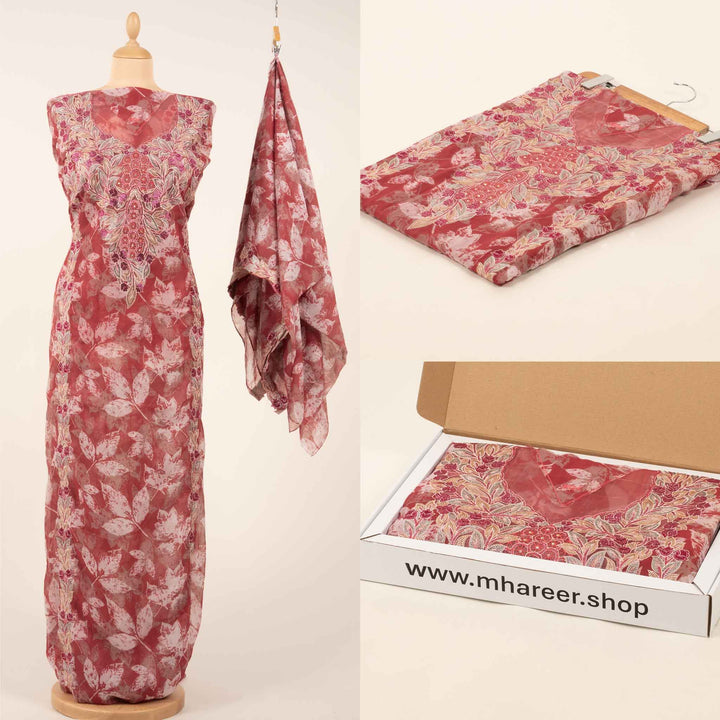 voile-autumn-leaves-with-shaila Mukhawar fabric 