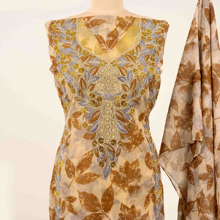 voile-autumn-leaves-with-shaila Mukhawar fabric 