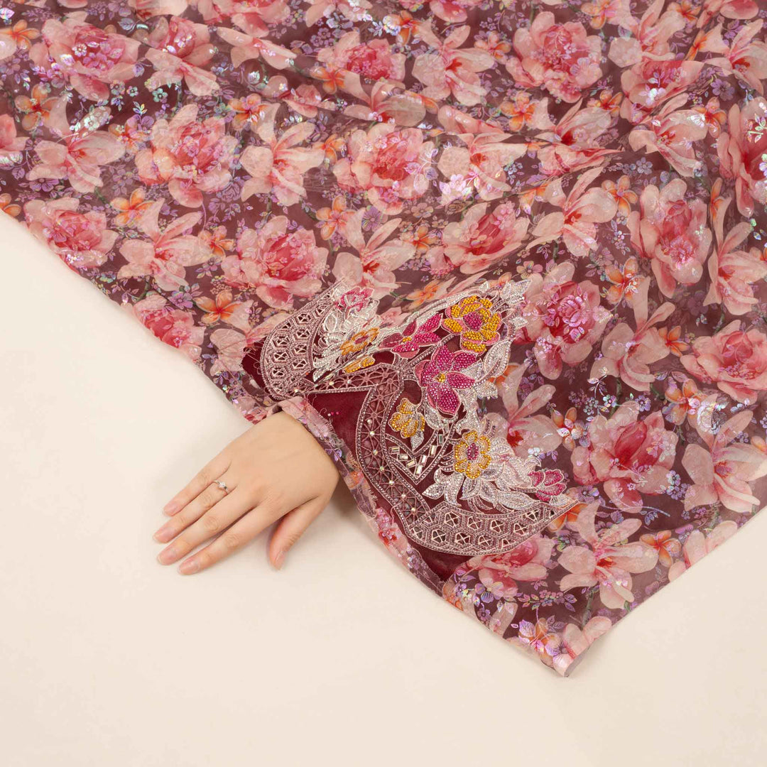 voile-floral-mist-with-shaila Mukhawar fabric 