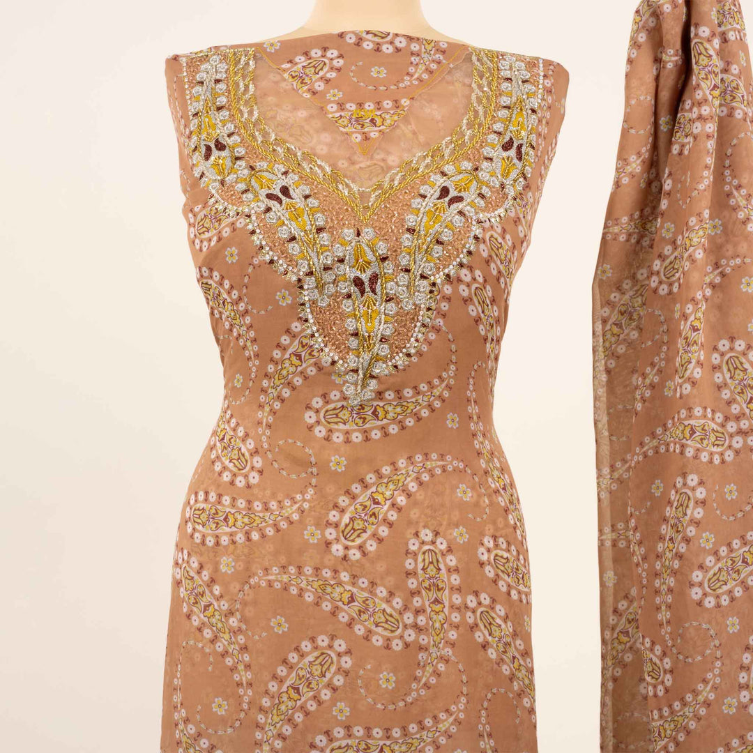 voile-desert-bloom-with-shaila Mukhawar fabric 