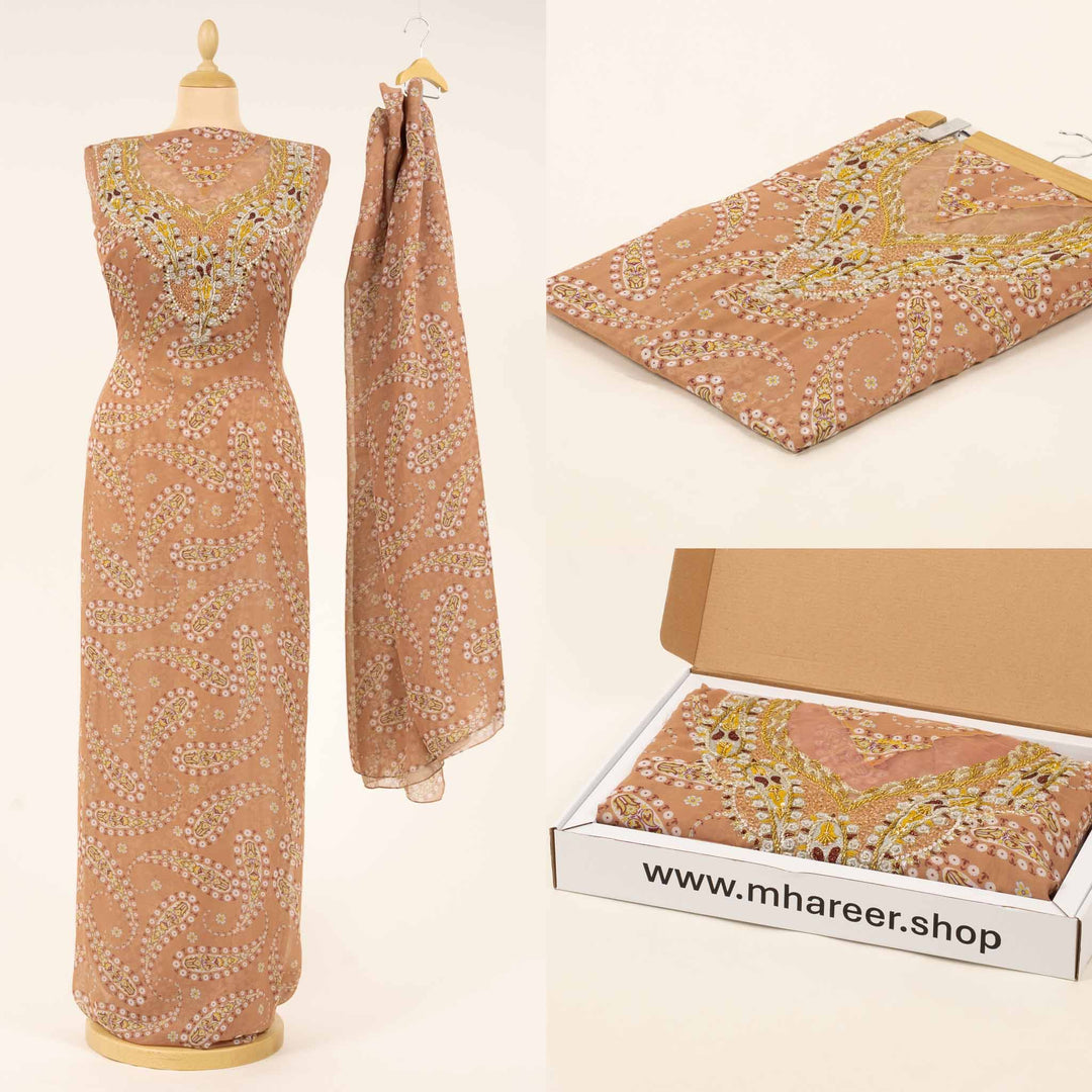 voile-desert-bloom-with-shaila Mukhawar fabric 